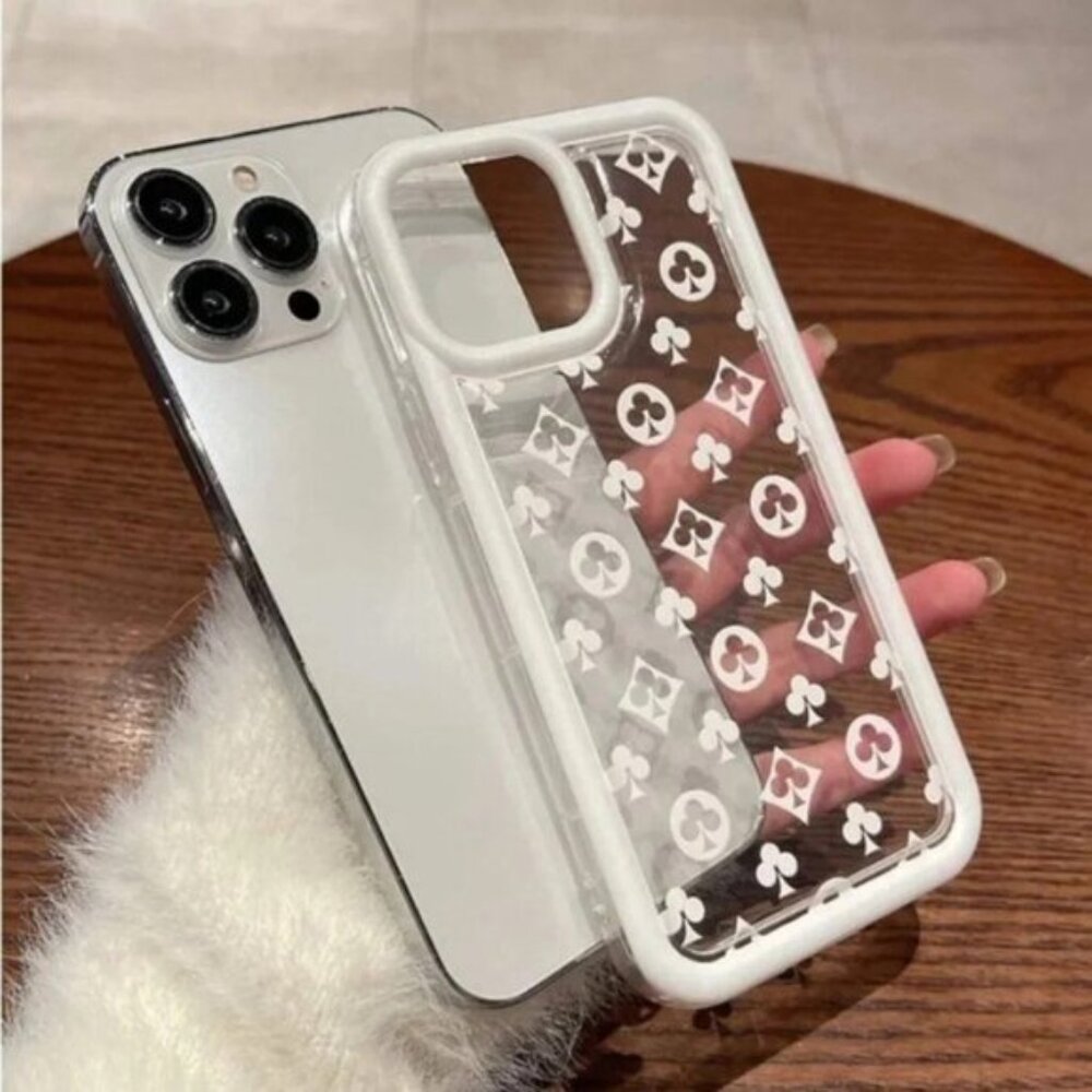 ⚠️Clearance iPhone 13 White Club Deck Of Cards Phone Case SAU
